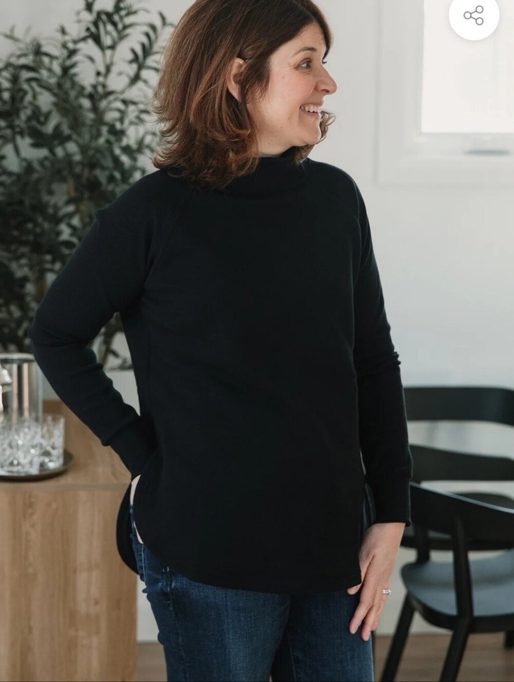 Blondie Apparel - Classic Dusk Sweater Black - M